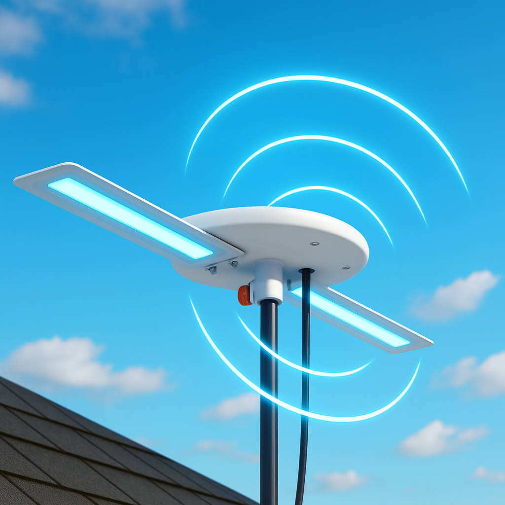 Extended Range 2025 Digital Omni-Directional HDTV Antenna