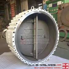 DN500 CF8 Dual Wafer Double Disc Check Valve for Gas ...