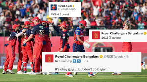 IPL 2026: 'It’s okay ಮತ್ತೆ ಈ ರೀತಿ ಮಾಡ್ಬೇಡ': 49 ಎಂದು ಗೇಲಿ ಮಾಡಿದ್ದ ಪಂಜಾಬ್ ಗೆ ಬಟ್ಟೆ ಸುತ್ತಿ ಹೊಡೆದ RCB