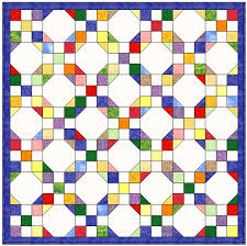 Résultat de recherche d'images pour "Scrappy 2 1/2 inch square quilt patterns"
