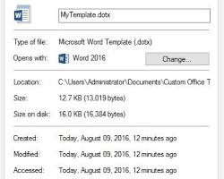 Hình ảnh về Windows file properties window with Hidden attribute checked