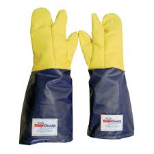457mm Broiler Gloves Blue/Yellow Tucker | Commercial ...