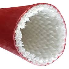 Silikonbeschichtete Fiberglas-Hülse 25,4mm / 1m