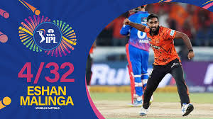 WATCH – Eshan Malinga 4/32 vs Delhi Capitals | IPL 2026 – Match 31