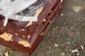 VÍDEO: Caixão com corpo de "Maquinista do CV" é metralhado durante sepultamento