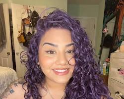 Image de Ash Purple Curly Hair