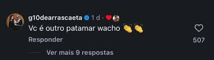 A publicação de Arrascaeta direcionada ao fisioterapeuta do Flamengo