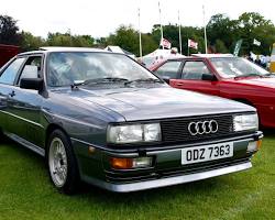 Audi Quattro car, year 1980