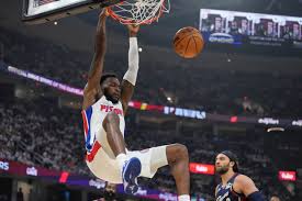 Self-starting Pistons center continues to make case for more playoff minutes