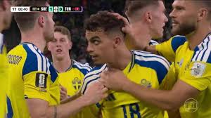 Autor do primeiro gol da Suécia na Copa do Mundo não comemora gol; entenda motivo