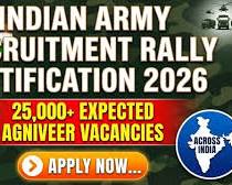 Indian Army Agniveer recruitment rally 2026 notification poster, AI generated