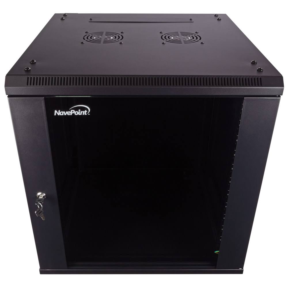 NavePoint 12U 600mm Depth Networking Cabinet