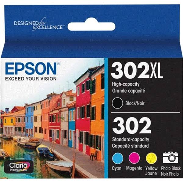 Epson T302XLBCS Claria High-Yield Ink