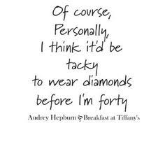 Breakfast at Tiffany&#39;s on Pinterest | Holly Golightly, Breakfast ... via Relatably.com