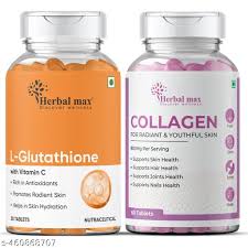 Price History of Herbalmax L-Glutathione 500mg Tablets with Vitamin C,  Grape Seed Extract & Alpha Lipoic Acid  Dietary Supplement for Radiant  Skin, Pigmentation & Dar from Amazon 63_73293044