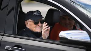 101-Year-Old WWII Vet at Bangor Parade