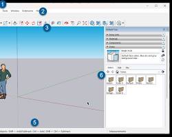 Imagem de SketchUp interface