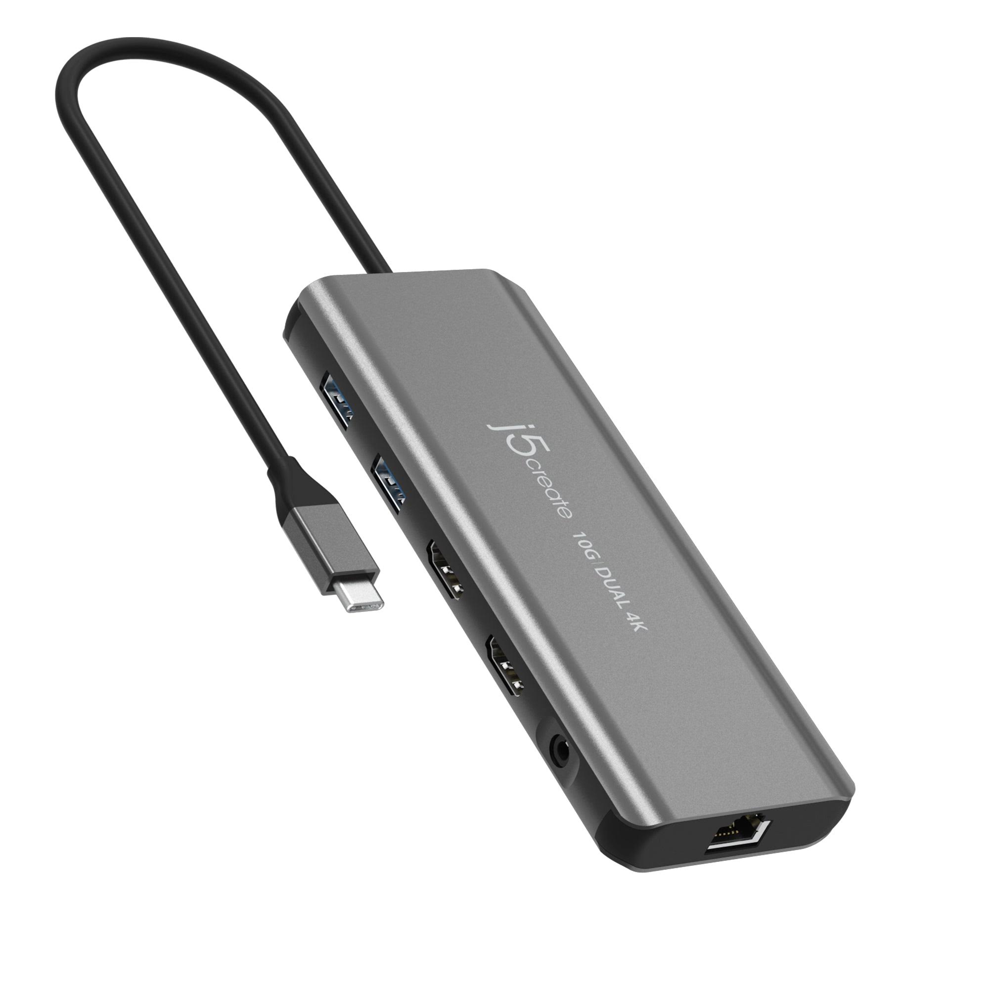 J5create Usb-c Dual 4k HDMI 10gbps Mini Dock jcd398