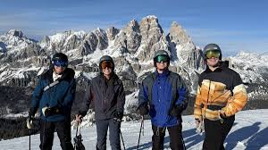 Skiing with Olympians