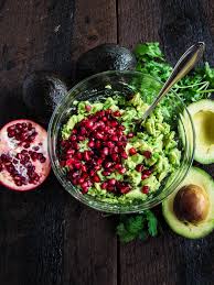 Image result for guacamole with pomegranate