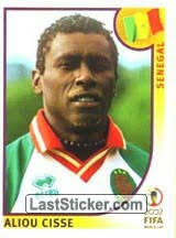 Aliou Cisse (Senegal). 47. Panini FIFA World Cup Korea/Japan 2002 - 47