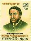 Postal Stamp Image, : MICHAEL MADHUSUDAN DUTT (POET) 0688 Indian Post - 0688