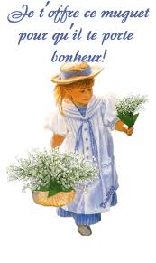 Résultat de recherche d'images pour "muguet porte bonheur"