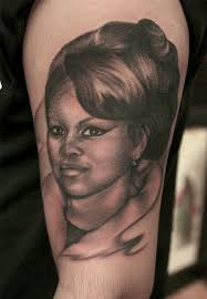 Ryan Mullins - email. Placement: Arm Comments: black and grey portrait of my clients grandmother from 1970 i love refrenceing old pictures like this! - ricky%2520web