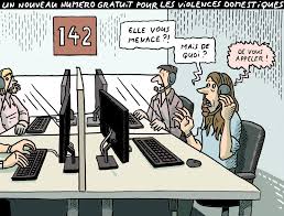 Dessin du 30 avril: Un nouveau numéro gratuit pour les violences domestiques