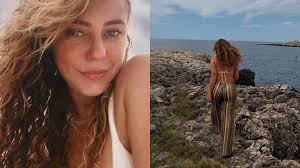 Solteira, Paolla Oliveira faz ‘ensaio’ em praia na Itália: ‘Leveza de desacelerar’
