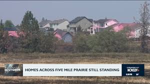 Homes on Five Mile Road still standing, people still on level 3 evacuations