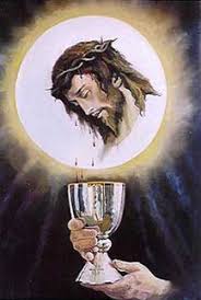 Image result for el pueblo alimentado con mana en el desierto y el pan de la eucaristía de Cristo