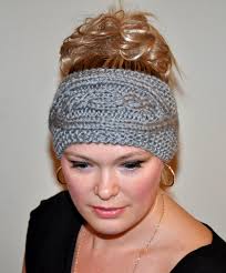Headband Head wrap Ear warmer Spring Hair Band Button CHOOSE COLOR Gray Grey Cabled Cloud Ash. Headband Head wrap Ear warmer Spring Hair Band Button CHOOSE ... - il_fullxfull.313105416