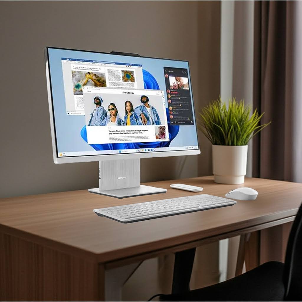 Lenovo IdeaCentre AIO Gen 10 27 AMD AMD Ryzen AI 5 330 Prozessor 2,00 GHz bis zu 4,50 GHz, Windows 11 Home 64, 512 GB SSD M.2 2280 PCIe 4.0 QLC, 27 Inch, Cloud Grey