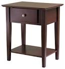 Winsome Basics Drawer Nightstand Reviews Wayfair