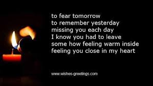 Miss you death poems and miss you funeral remembrance quotes via Relatably.com