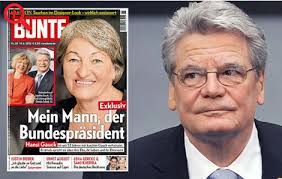 Hansi Gauck, la esposa legítima del presidente alemán. Portada de la revista. (http://www.bunte.de/). Se casaron hace 53 años y se separaron hace 21, ... - 1340287700_0