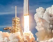 Image of SpaceX Falcon Heavy rocket launch