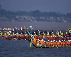 Image of Boat Racing Festival in Cambodia