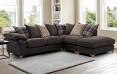 Corner sofas in leather or fabric styles DFS