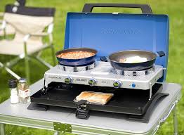 Blue CAMPINGAZ Xcelerate™ 400ST Double Burner Stove and ...