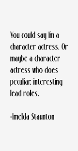 Imelda Staunton Quotes &amp; Sayings (Page 2) via Relatably.com