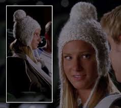 Brittany&#39;s white knit pom pom beanie - brittanys-white-pom-pom-beanie