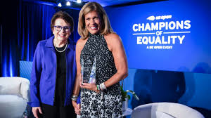 Hoda Kotb Honored with Billie Jean King Champions of Equality Award at 2026 US Open