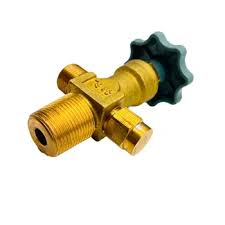 DIN 477 W21.8x1/14-LH Natural Gas Cylinder Valve - Brass ...