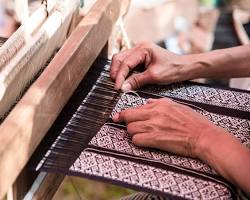Image of artisans working on traditional crafts