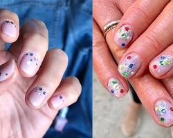 Image of Confetti Nails nail art