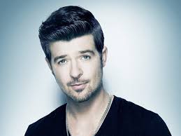 Robin Thicke may seem like this flawless, smoldering R&amp;B powerhouse now, but it took him years to get here. Considering his dad is Alan Thicke, ... - robin-thicke-promo-photo-blue-background-600x450