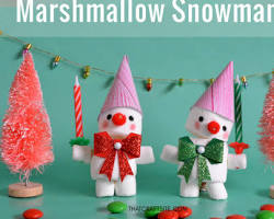 Christmas Tree Marshmallow Figure