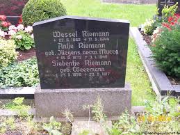 Grab von Antje Riemann (geb. Jürgens) (verw. Murra) (18.09.1872 ...